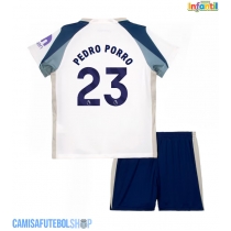 Camisa de time de futebol Tottenham Hotspur Pedro Porro #23 Replicas 1º Equipamento Infantil 2025-26 Manga Curta (+ Calças curtas)